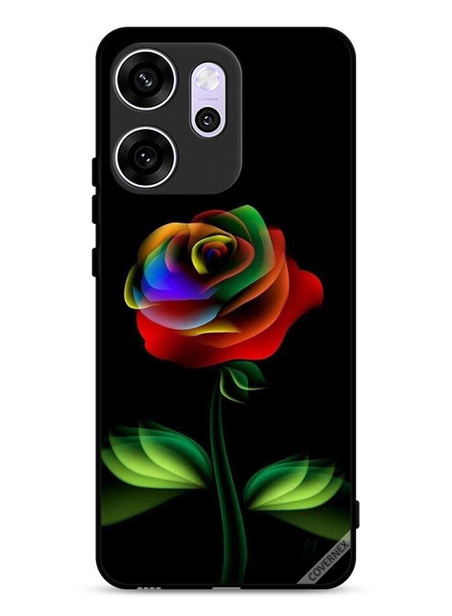 Covernex Oppo Reno14 F Protective Case Cover Rainbow Color Rose - Image 1