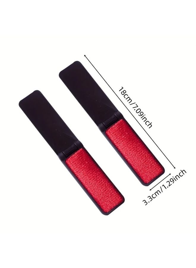 3pcs Foldable Lint Roller Set For Pet Hair Home Car Travel Electrostatic Adhesion - Image 3