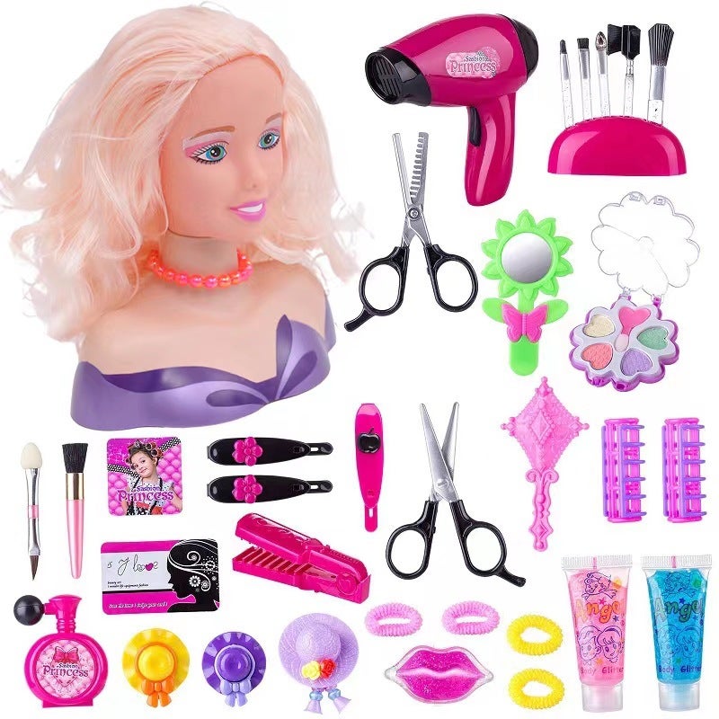 Kids Mannequin Doll Styling Playset 5801A23-piece half-body doll - Image 5