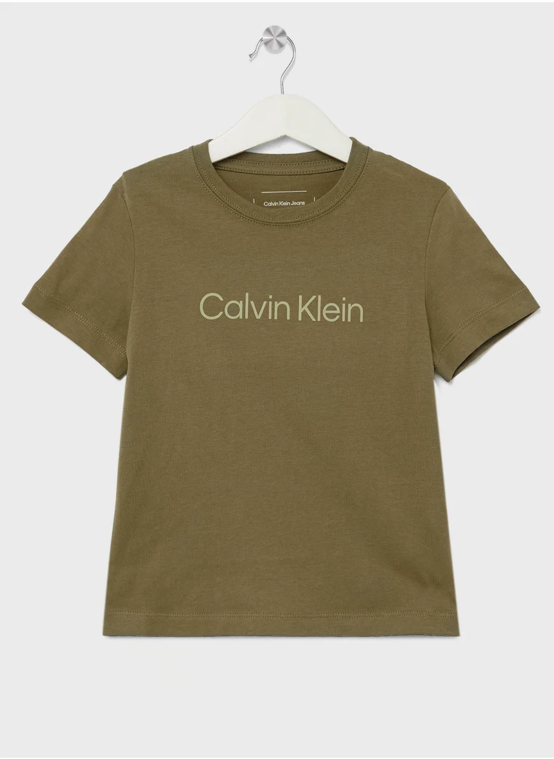 Calvin Klein Jeans Kids Graphic Logo T-Shirt