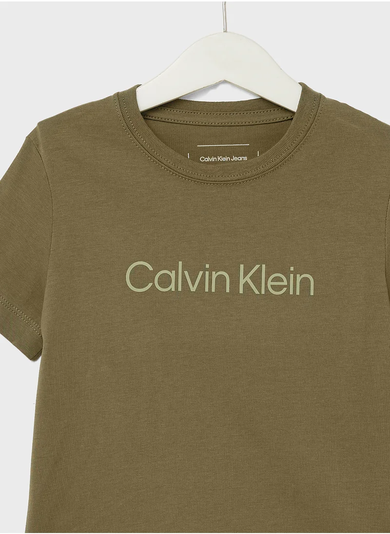 Calvin Klein Jeans Kids Graphic Logo T-Shirt