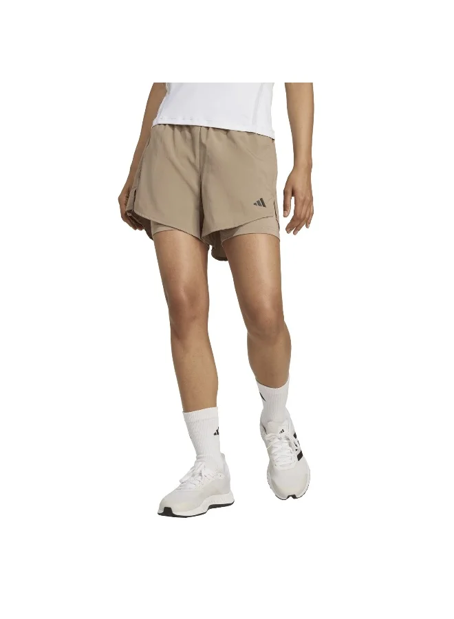 adidas Adidas W Min 2In1 Sho Brown Shorts (1/4) Shorts For Women