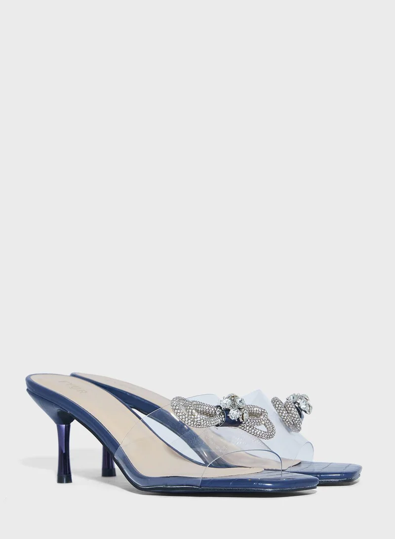 فايور One Strap Low Heel Sandals