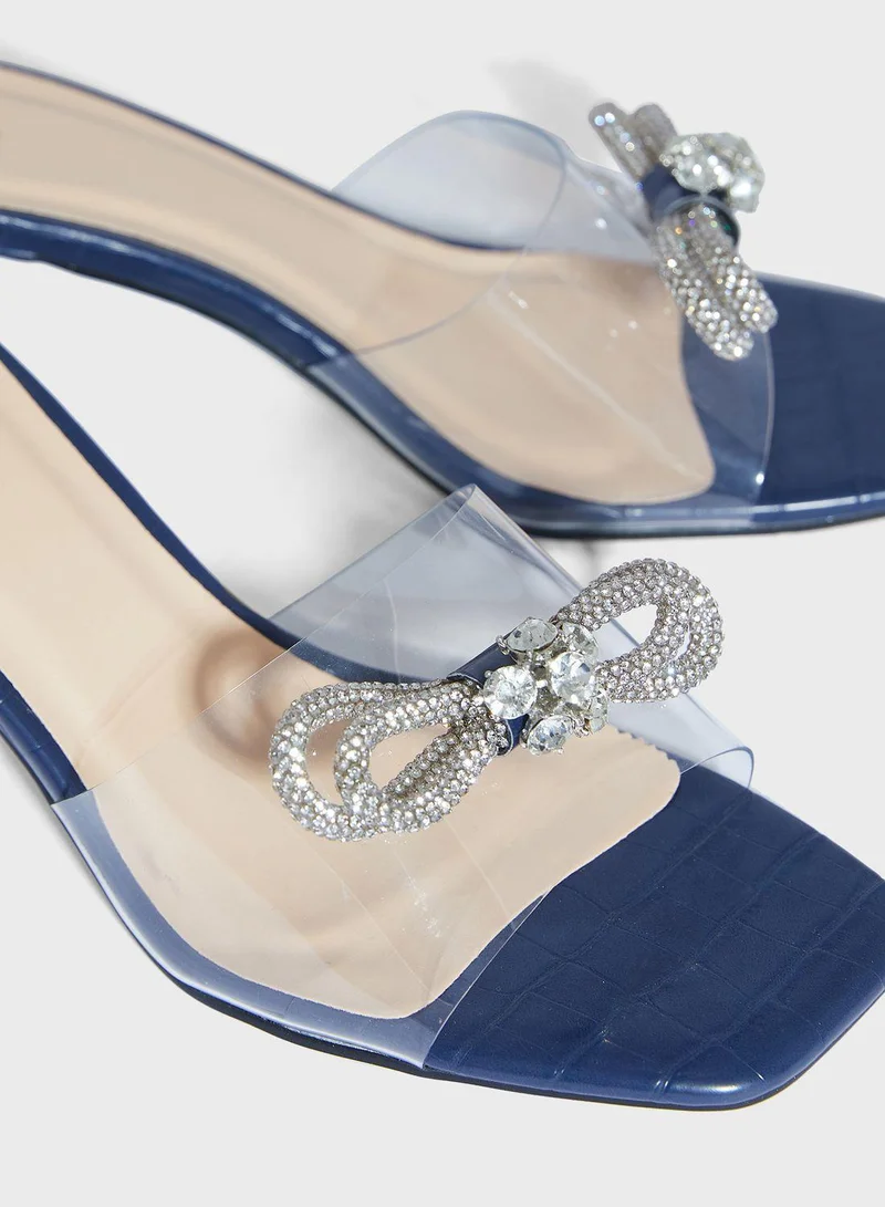 فايور One Strap Low Heel Sandals