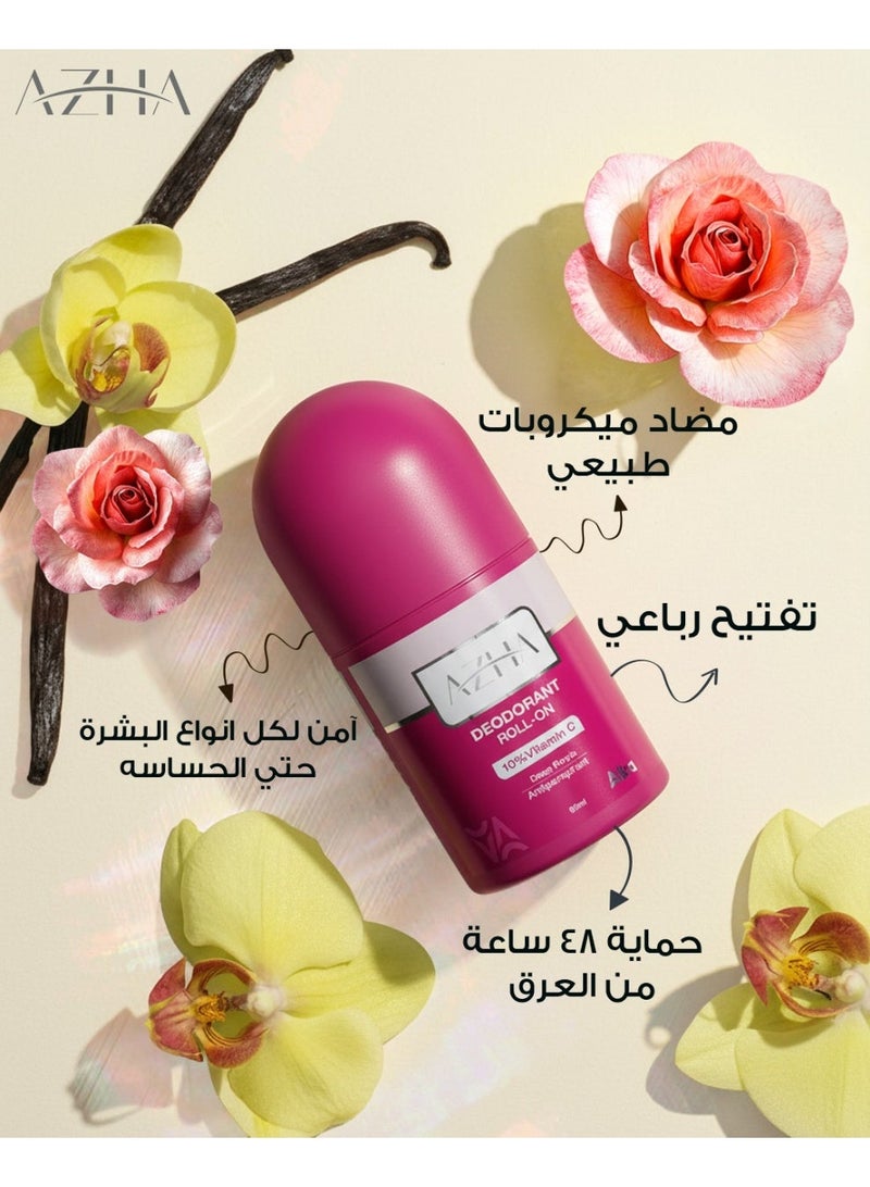 أزهى ازها مزيل العرق  رول أون 60 مل (قد يختلف شكل العبوة) - Image 5