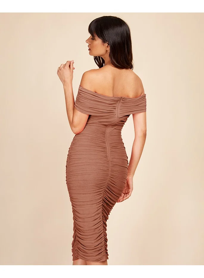 Little Mistress Little Mistress Oak Mesh Bardot Bcon
