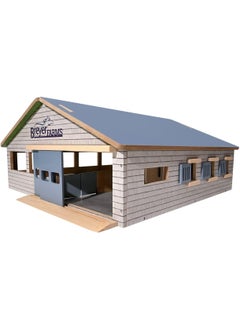 Breyer Horses Farms Deluxe Arena Stable  24 Piece Playset  2 Stablemates Horses Included  2425 L x 22 W x 105 H  132 Scale  Model 59243
