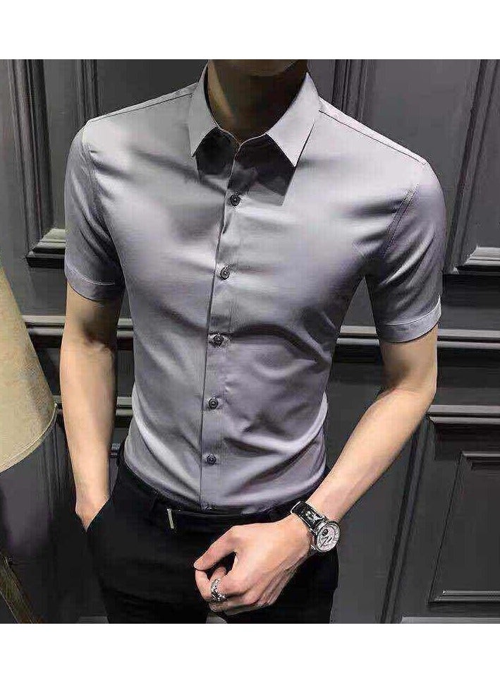 Shougu Casual Business Shirt Slim fit Professional Formal Shirt  - Image 1