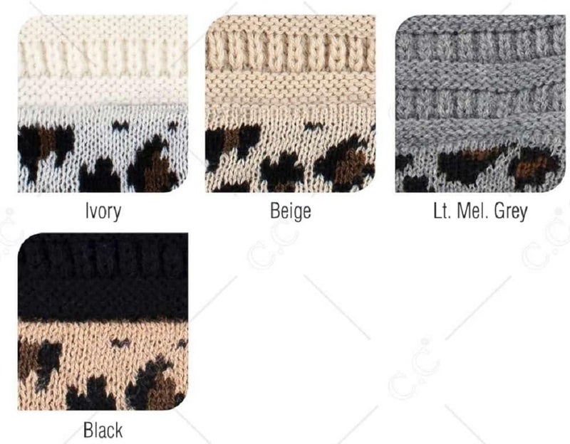Cc Unisex Cable Knit Winter Warm Anti-Slip Touchscreen Texting Gloves - Image 2