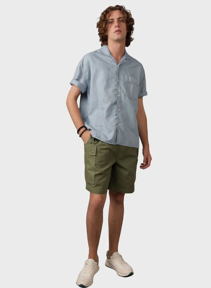 امريكان ايجل Essential Button-Up Regular Fit Poolside  Shirt