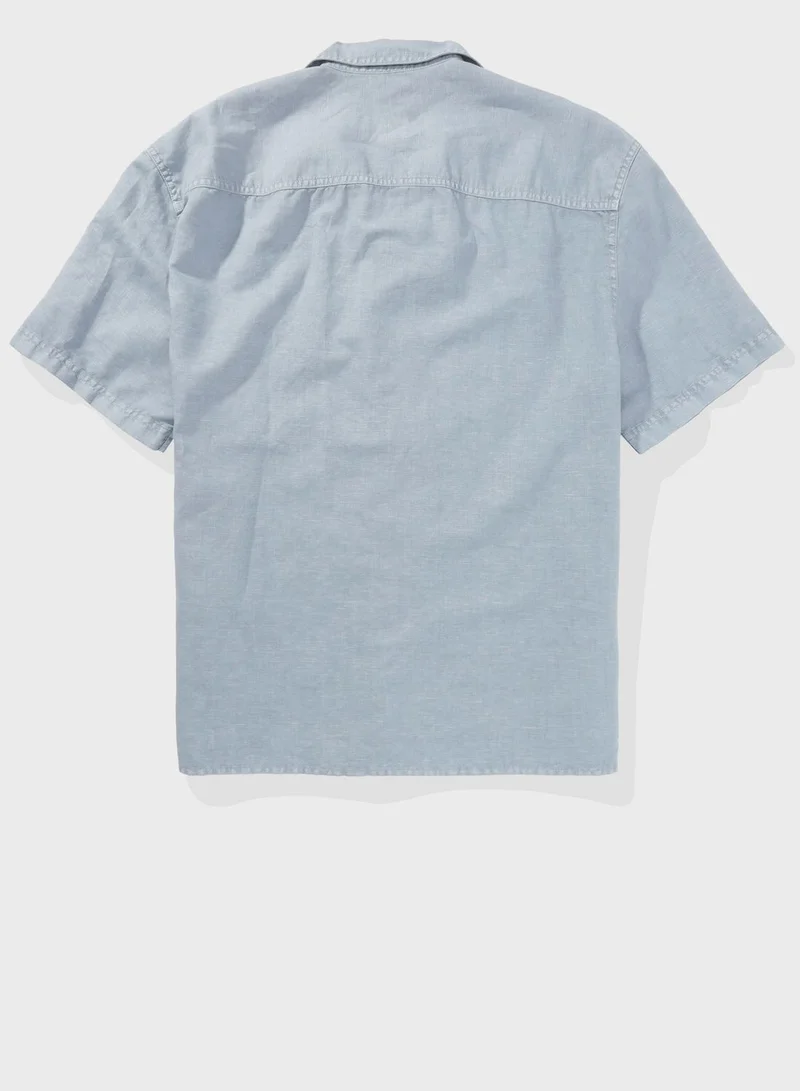 امريكان ايجل Essential Button-Up Regular Fit Poolside  Shirt