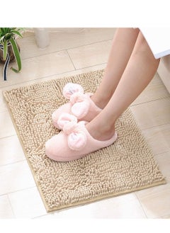 TYCOM Non-Slip Fluffy Soft Plush Microfiber Washable Quick Dry Ultra Bath Mats For Tub Bathroom Rugs Bath Mat  - Image 1