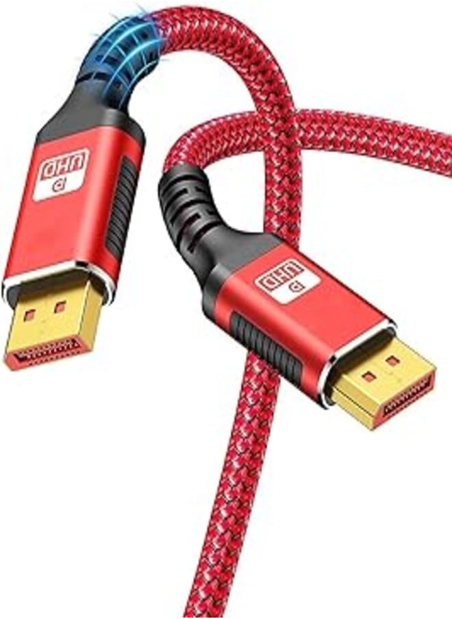 DP - DisplayPort to DisplayPort Cable, Length: 3m(Red) - Image 1