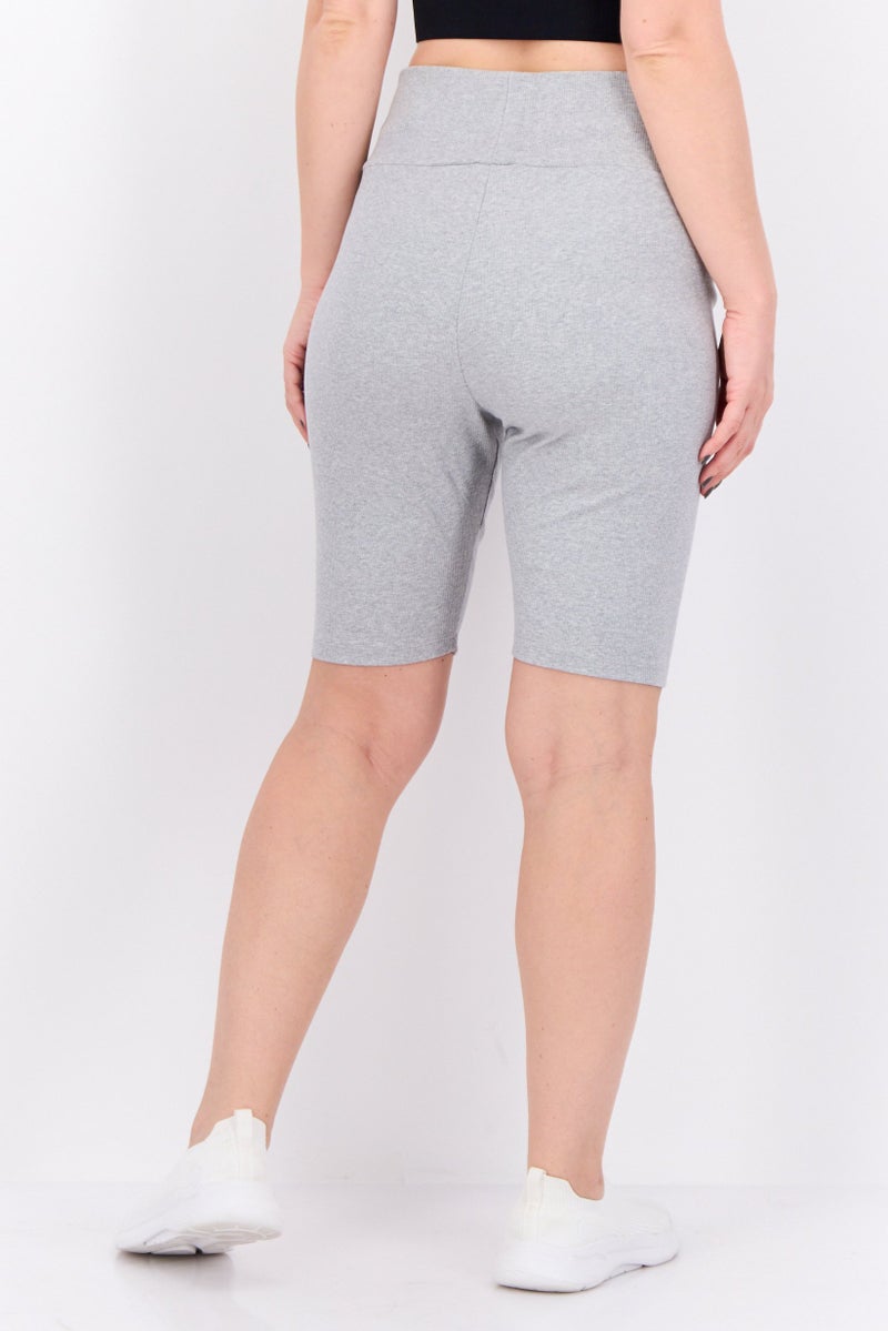 adidas Originals Women Sportswear Fit Training Shorts, Grey - Image 3