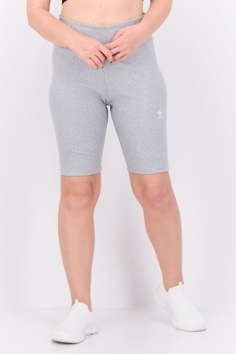 adidas Originals Women Sportswear Fit Training Shorts, Grey - Image 1