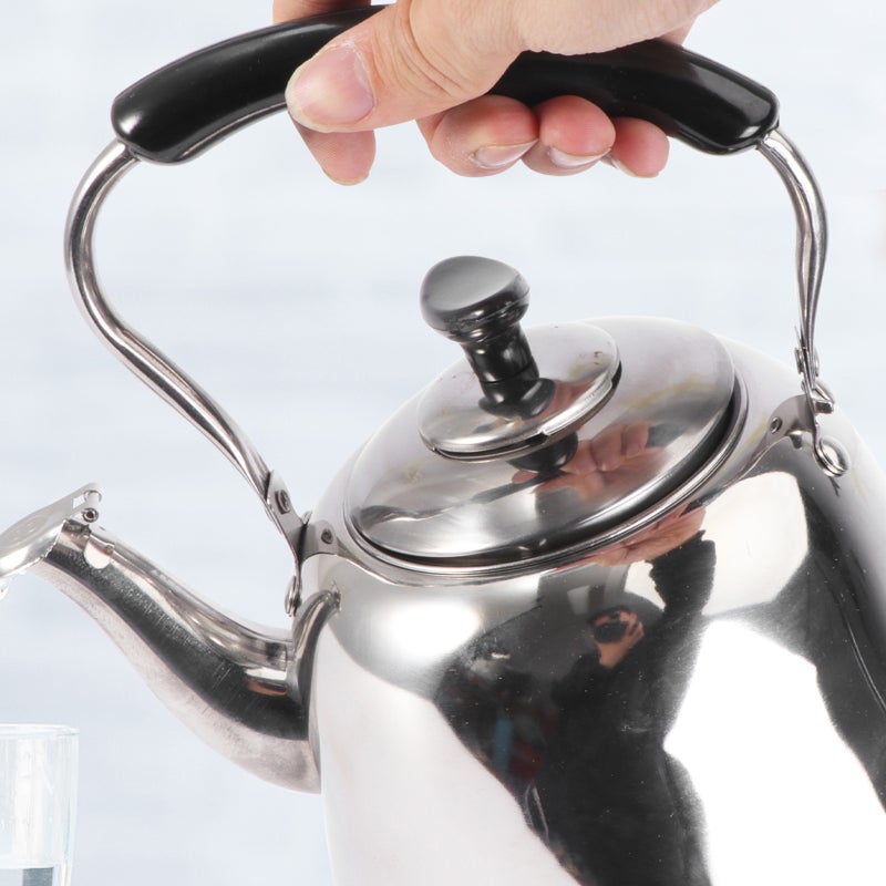 2 pcs Stainless Steel Whistle Teakettle Household Water Boiling Kettle (2.5L/2L) - Image 4