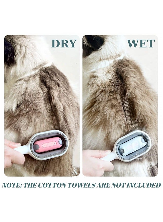 Bukela Cat Brush Pet Brush Water Infused 4 in 1, Pet Grooming Self Cleaning Slicker Brush for Cats, Reusable Cat and Dog Hair Remover with Unique Water Tank Design Suitble for Every Pet Hair (Pink) - Image 5