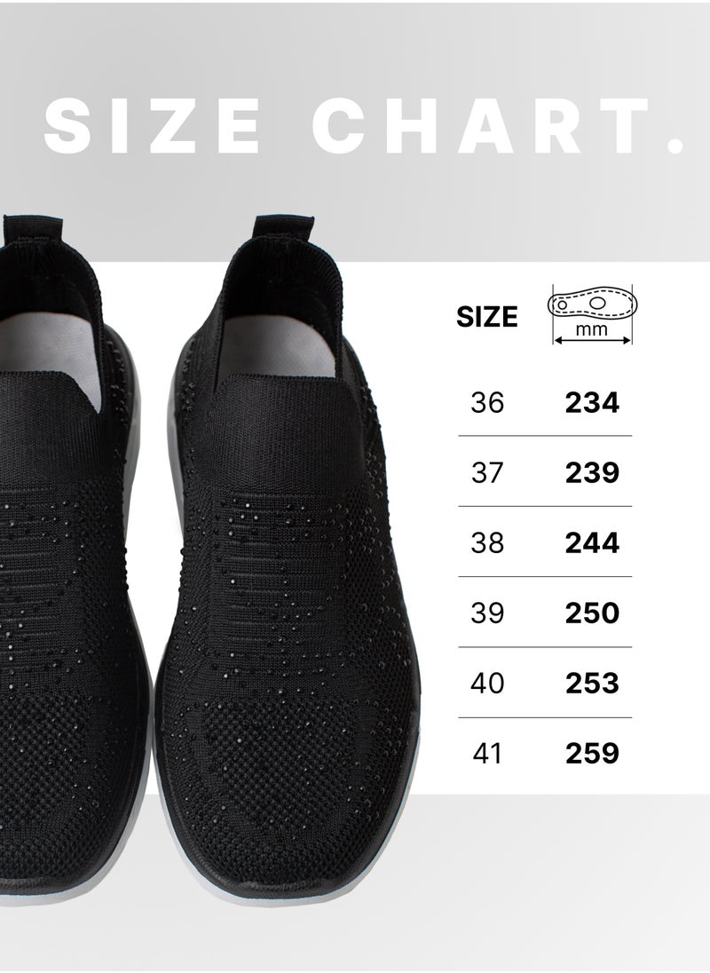 flâneur - Flaneur Womens Slip On Shoes -  Stylish & Lightweight Wide Sneaker for Women, Comfortable Women's Footwear, Walking Shoes for Women, Casual Ladies Shoes, Breathable Supportive Women's Slip Ons - Image 1