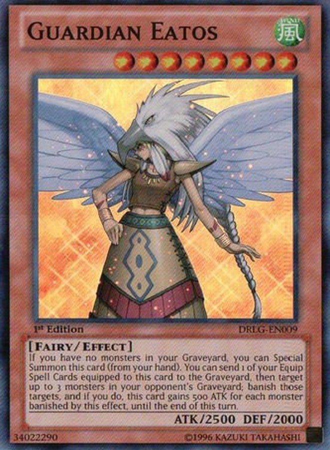 YU-GI-OH! - Guardian Eatos (DRLG-EN009) - Dragons of Legend - Unlimited Edition - Super Rare