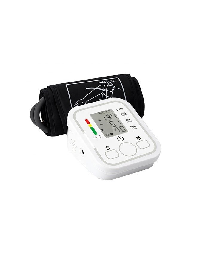 Generic Blood Pressure Monitor with LCD Digital Display – Accurate Readings, One-Touch Operation & Adjustable Cuff for Home Health Monitoring  - Image 1