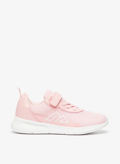 Oaklan by Shoexpress Girls Textured Sports Shoes with Hook and Loop Closure