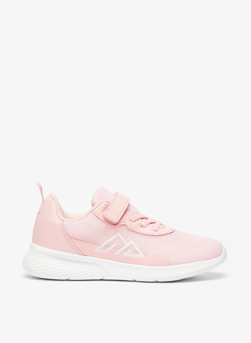 Oaklan by Shoexpress Girls Textured Sports Shoes with Hook and Loop Closure