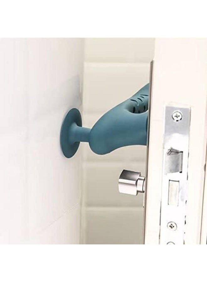 Reliable 2 PCS Silicone Door Handle Protective Cover Anti-collision Safety Noiseless Suction Cup Doorknob Door Knob Cover - Image 5