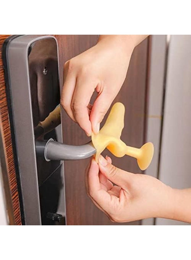 Reliable 2 PCS Silicone Door Handle Protective Cover Anti-collision Safety Noiseless Suction Cup Doorknob Door Knob Cover - Image 4