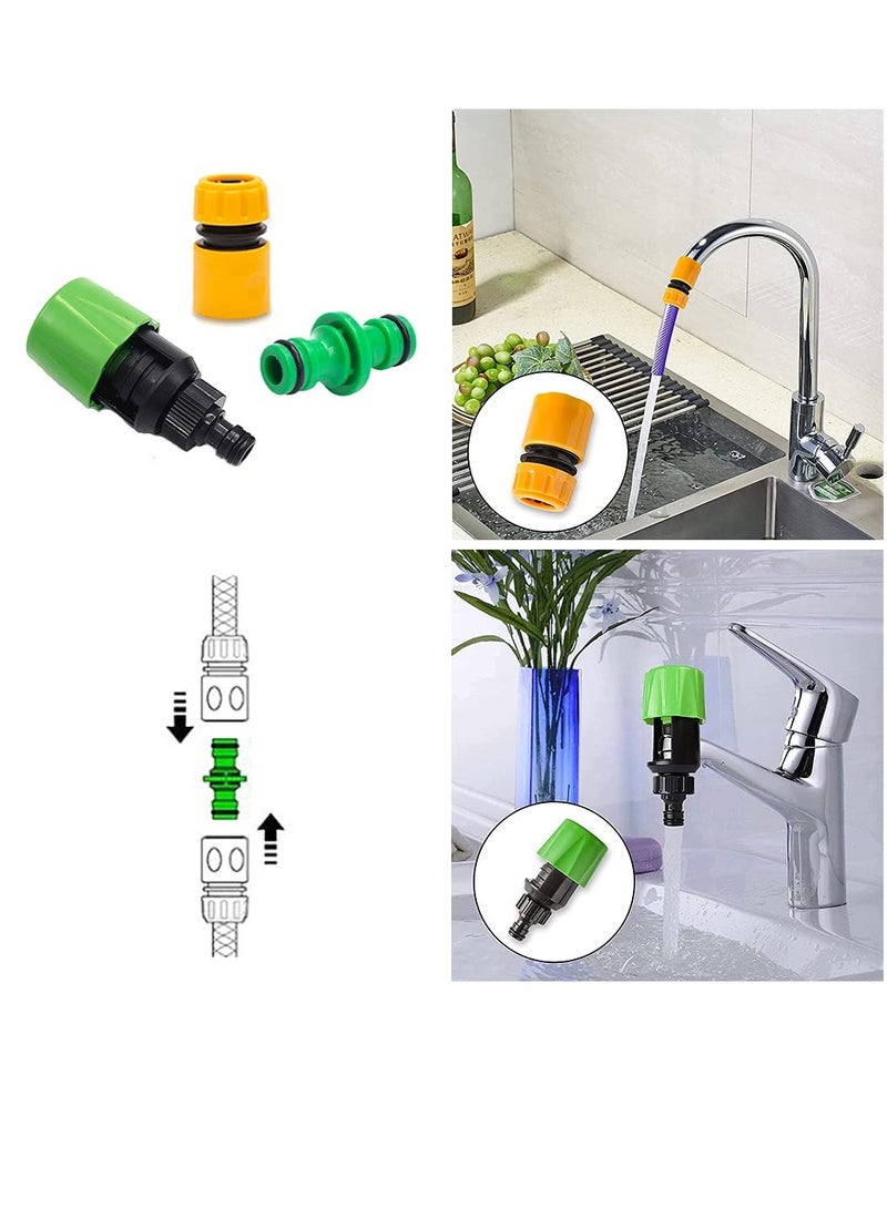 SOLARAE Mixer Tap Hose Connector, Hose to Tap Connector, Tap Hose Connectors Kitchen Taps, Hose Connector for Pipe Tap Attachment, Tap Connector for Hose pipe - Image 1