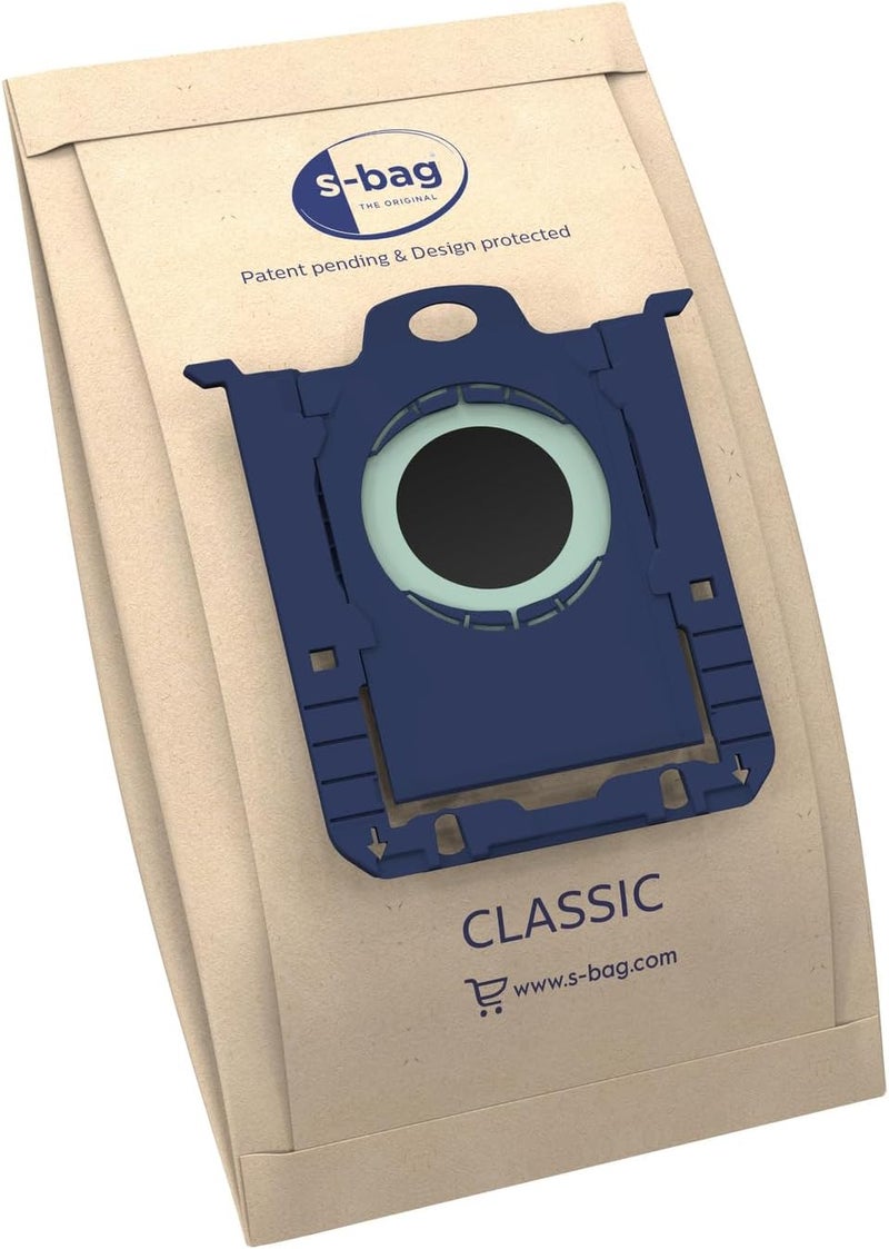 AEG GR200S s-bag classic vacuum cleaner bags (5 dust bags for permanently high suction performance, optimal filtration, hygienic closure, paper bags, brown) - Image 2