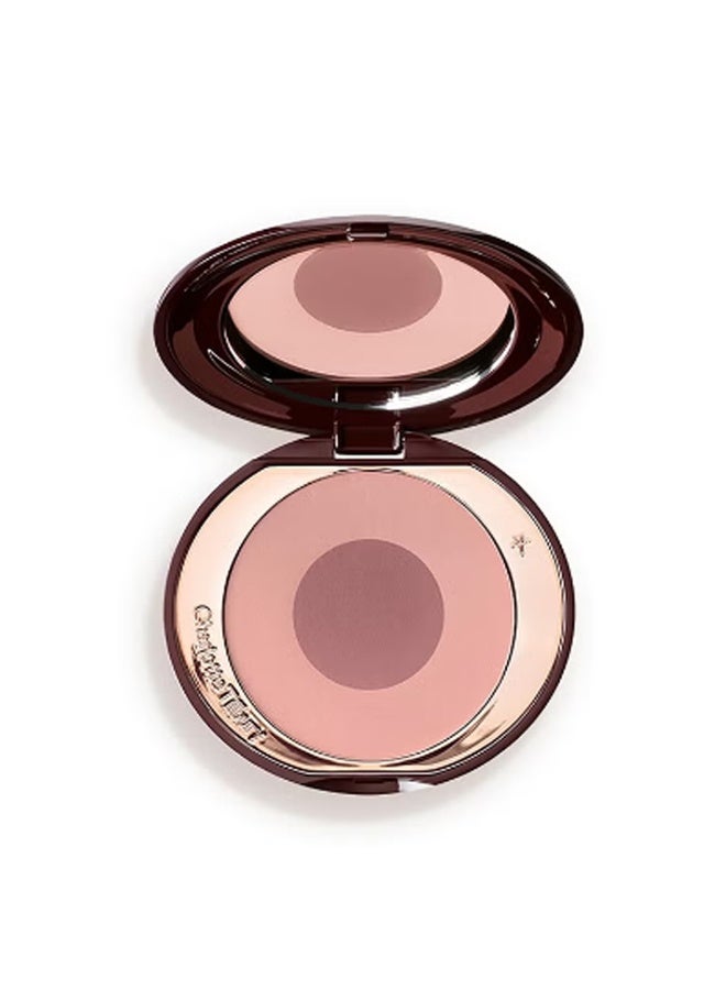 شارلوت تلبوري أحمر خدود بودرة وجهي- مكياج خدود ذو لونين مع لمسة نهائية متوهجة ومضيئة - لون قابل للبناء يملس، ويصقل، ويمتزج للحصول على توهج عاكس للضوء - Image 1