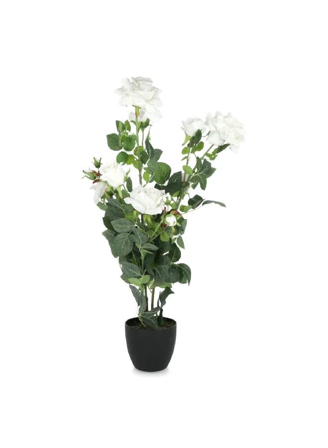 atmosphera Decorative Artificial Velvet Rose Plant with Pot Multicolor 74 x 38 x 38 cm 168621