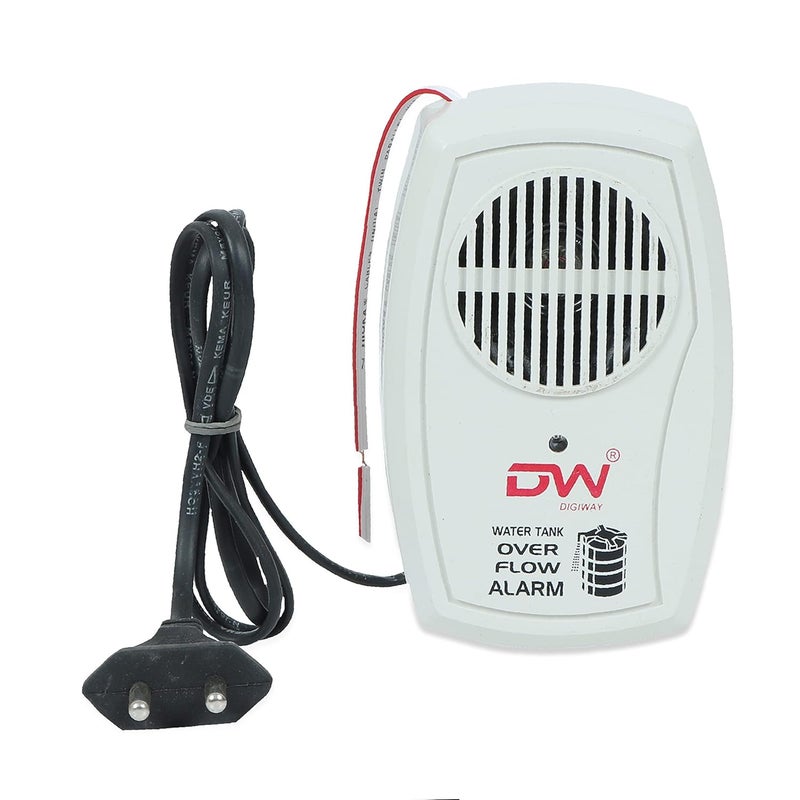 Digiway جهاز إنذار overflow خزان المياه البلاستيكي Digiway أبيض بحجم قياسي - Image 5