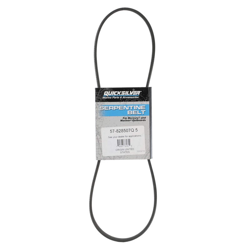 Quicksilver Alternator Belt 828507Q5 for 3L V-6 Mercury Optimax Outboards (Non-Pro Models) - Image 4