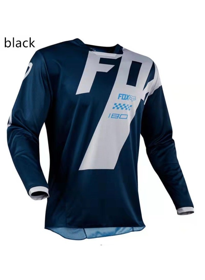 Fox Downhill Suit Off-road Motorcycle Riding Suit Long Sleeve T-shirt Top Mountain Bike Racing Suit Bicycle Suit