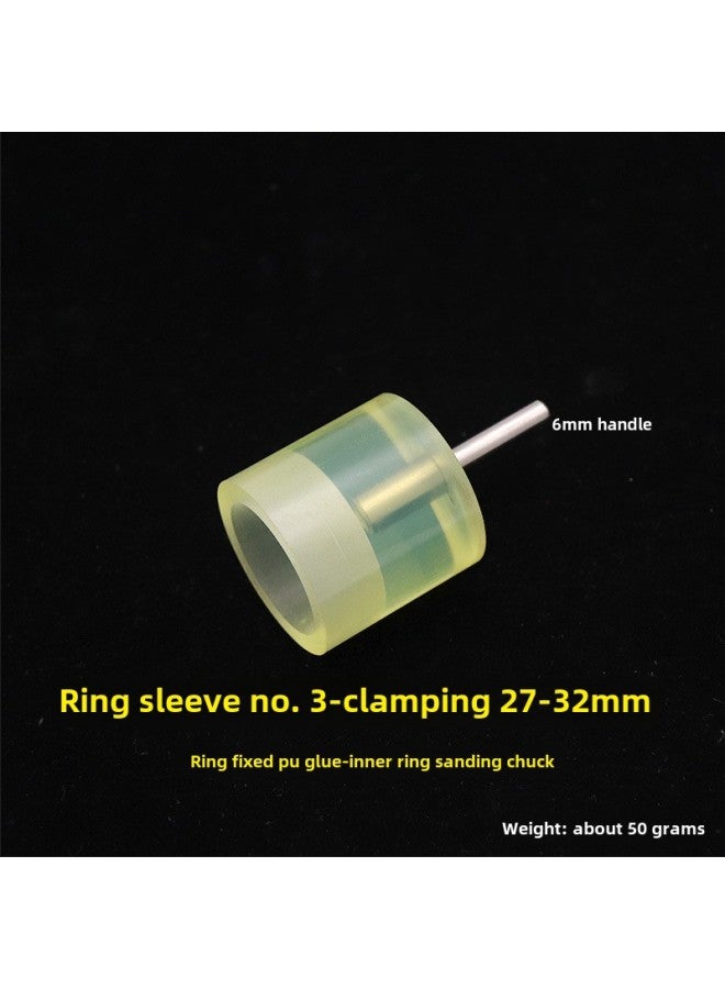 Jade Jade Agate Ring Bracelet Tapered Silicone Inner And Outer Ring Polishing Fixing Glue Stick Tool-Model:Ring Sleeve No. 3-clamping 27-32mm - Image 1