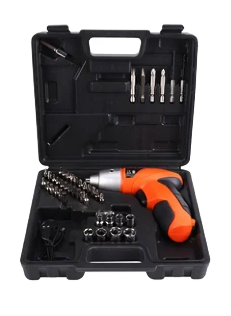 Generic - 45PCS Electric Screwdriver Set, Cordless Electric Drill Screwdriver Repair Tool High Precision Power Screwdriver for Furniture Table Repair - Image 1