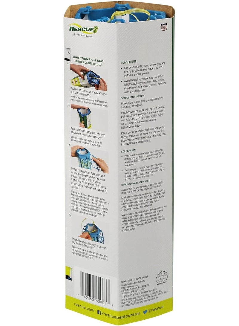 RESCUE Rescue Deck & Patio Fly Trapstik Odorless Weather Resistant  - Image 3