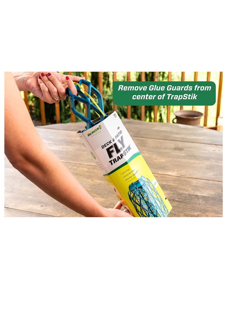 RESCUE Rescue Deck & Patio Fly Trapstik Odorless Weather Resistant  - Image 4