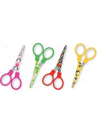 Gıpta Blunt Tip Patterned Children's Scissors - K704 
