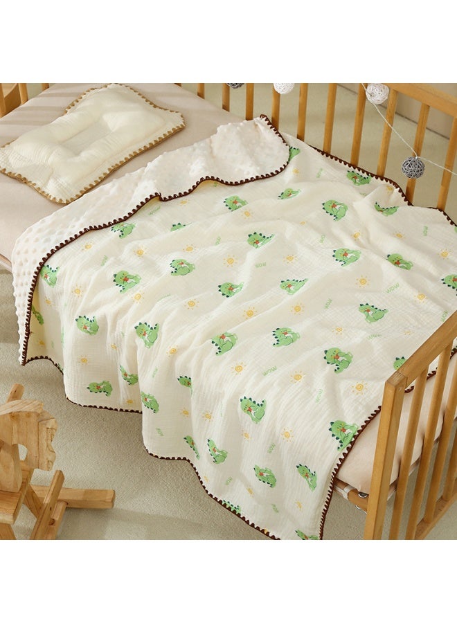 Baby Bath Towel - Class A Pure Cotton Muslin Soft Dou Dou Blanket