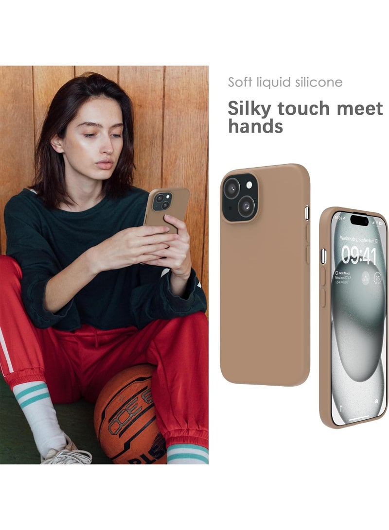 شوميرا Designed for iPhone 15 Plus/iphone 14 Plus Case, Upgrade Silicone Ultra Slim Shockproof Protective Phone Case with [Soft Anti-Scratch Microfiber Lining], 6.7 inch, - Image 4