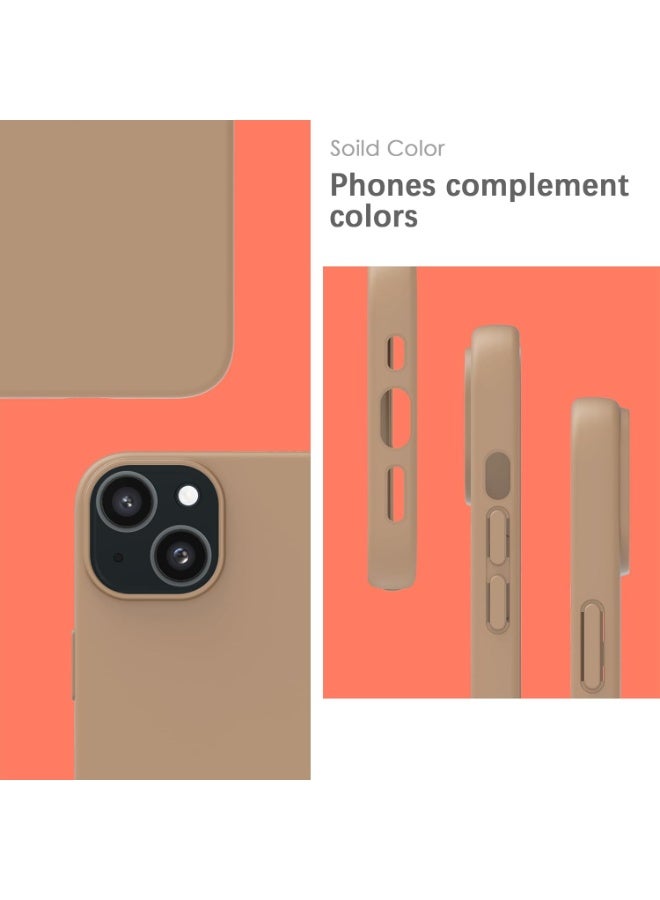 شوميرا Designed for iPhone 15 Plus/iphone 14 Plus Case, Upgrade Silicone Ultra Slim Shockproof Protective Phone Case with [Soft Anti-Scratch Microfiber Lining], 6.7 inch, - Image 2