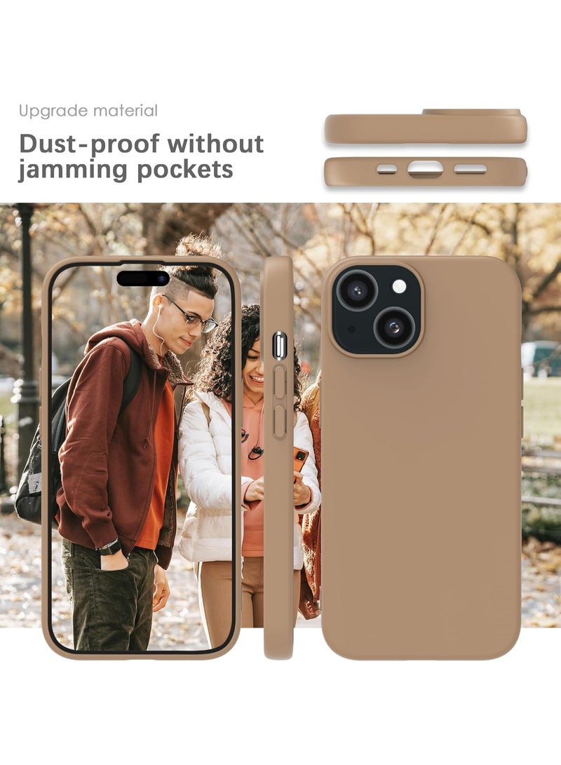 شوميرا Designed for iPhone 15 Plus/iphone 14 Plus Case, Upgrade Silicone Ultra Slim Shockproof Protective Phone Case with [Soft Anti-Scratch Microfiber Lining], 6.7 inch, - Image 3