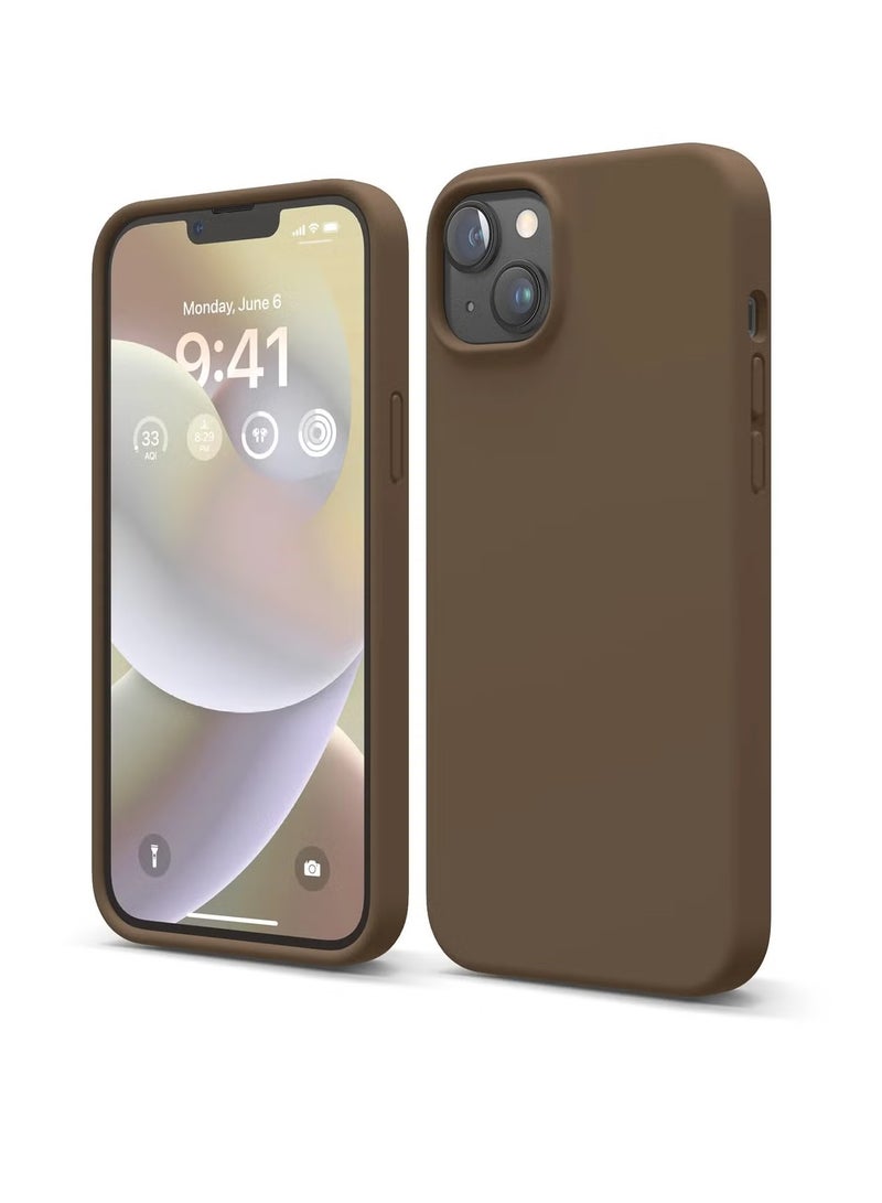 شوميرا Designed for iPhone 15 Plus/iphone 14 Plus Case, Upgrade Silicone Ultra Slim Shockproof Protective Phone Case with [Soft Anti-Scratch Microfiber Lining], 6.7 inch, - Image 1