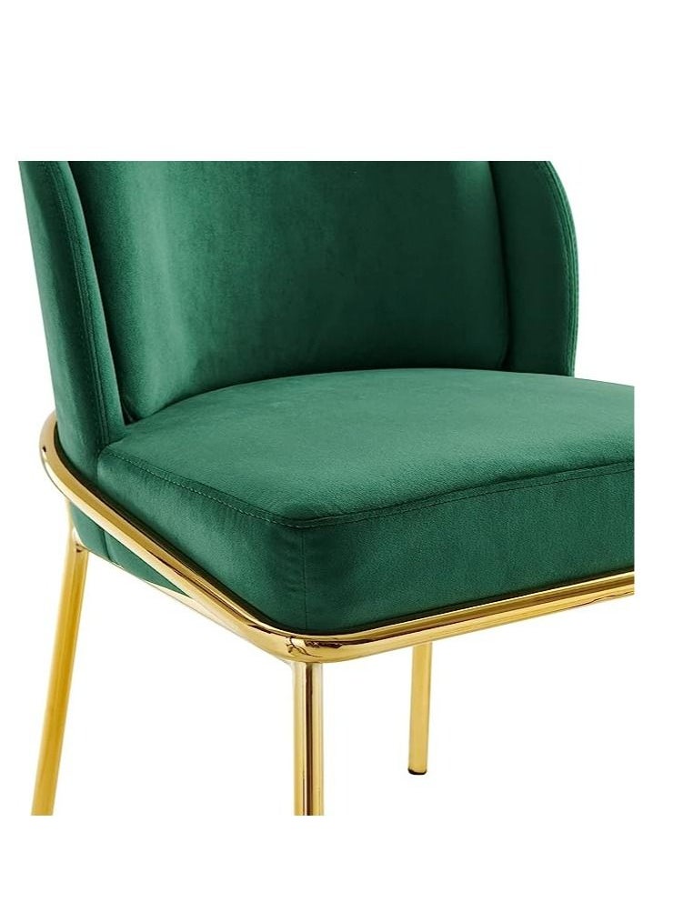 Generic - Velvet Nordic Luxury Dining Chair For Restaurant Dining Room Office - Image 1