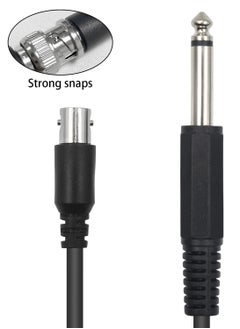 SANMUGEED BNC to 6.35mm Mono Cable 6ft, BNC Female Plug to 6.35mm TS Male Plug Audio Cable, BNC Female to 1/4 inch Mono Extension Coaxial Cable for Video CCTV DVR Camera System  - Image 4