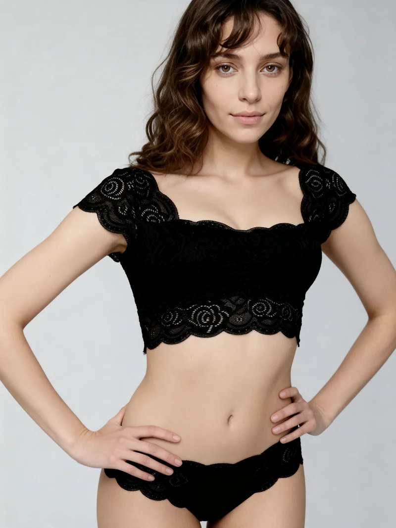 ليس اند مي  Women’s Seamless Bralette – Soft Fit Lounge & Casual Wear