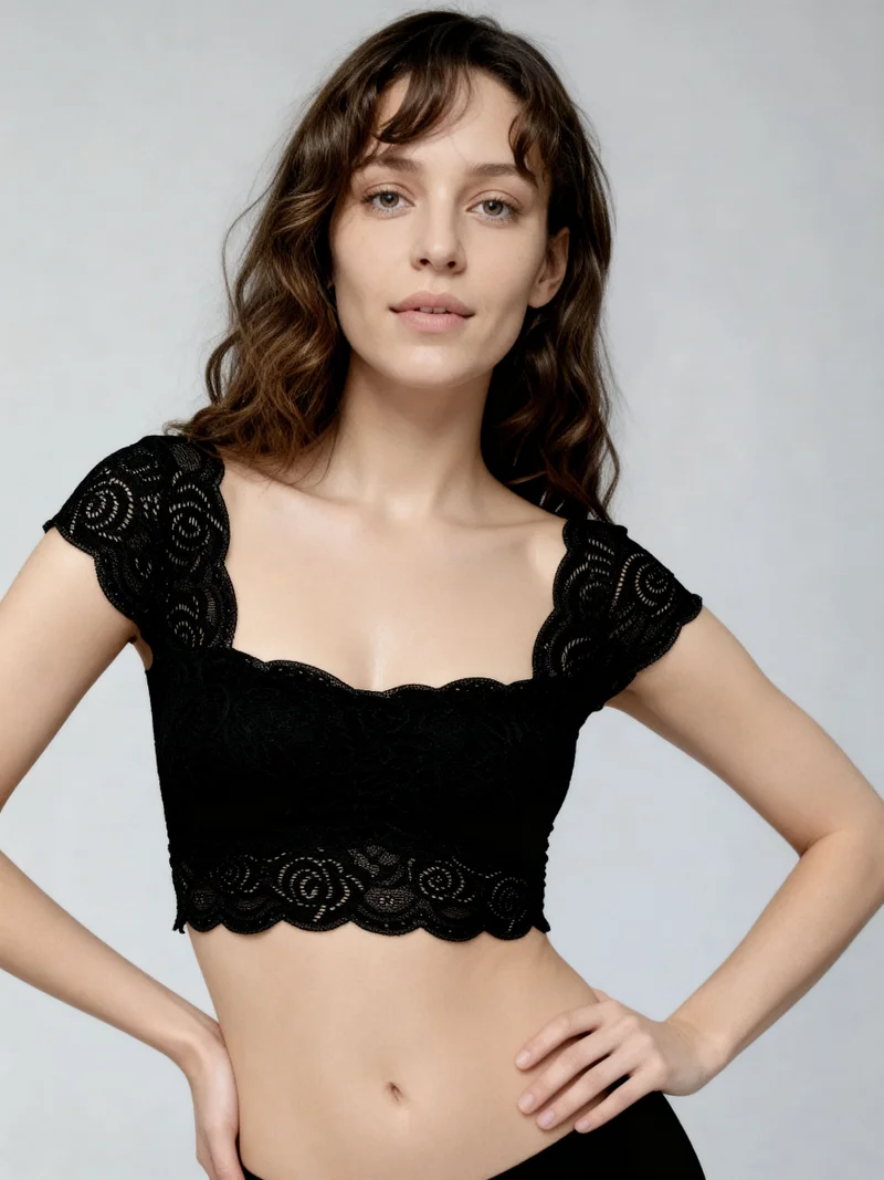 ليس اند مي  Women’s Seamless Bralette – Soft Fit Lounge & Casual Wear