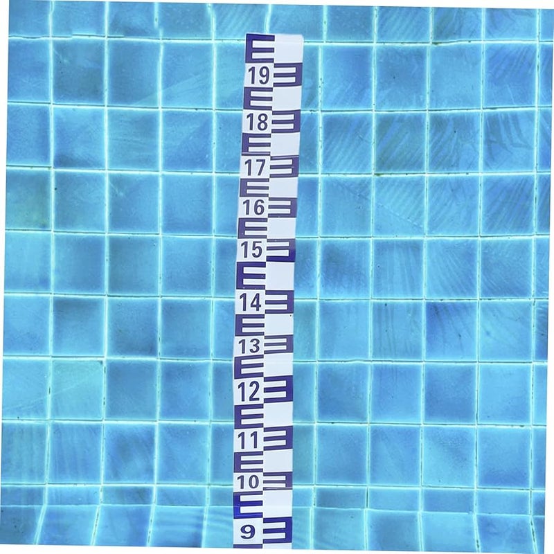 Self Adhesive Water Level Gauge Sticker for Pool and Aquarium Reflective Accurate Easy to Install - Image 4